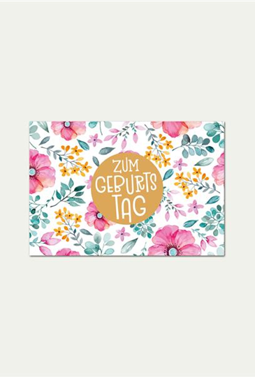 Geburtstag - Floral