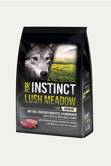 PURE INSTINCT Lush Meadow mit Kaninchen & Wachtel - SENIOR 