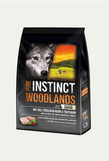 PURE INSTINCT Woodlands mit Huhn & Truthahn - JUNIOR